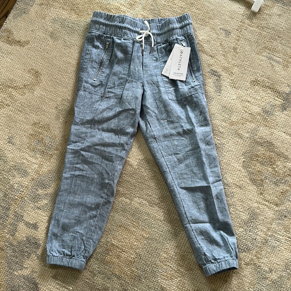 Athleta brand new Cabo linen jogger